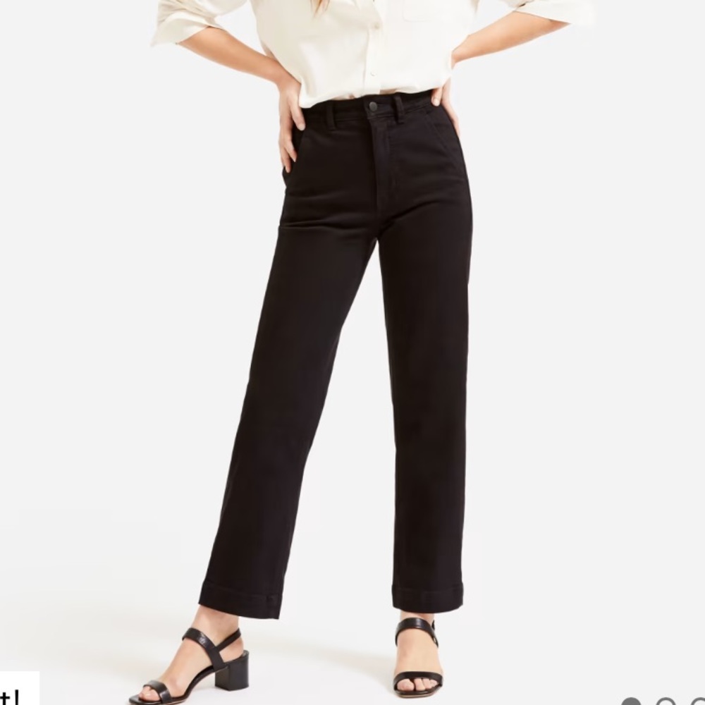 Everlane Organic Cotton Straight Leg Pant